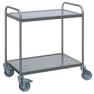 Saro - Service Trolley - Stainless Steel Two tier - ALEX