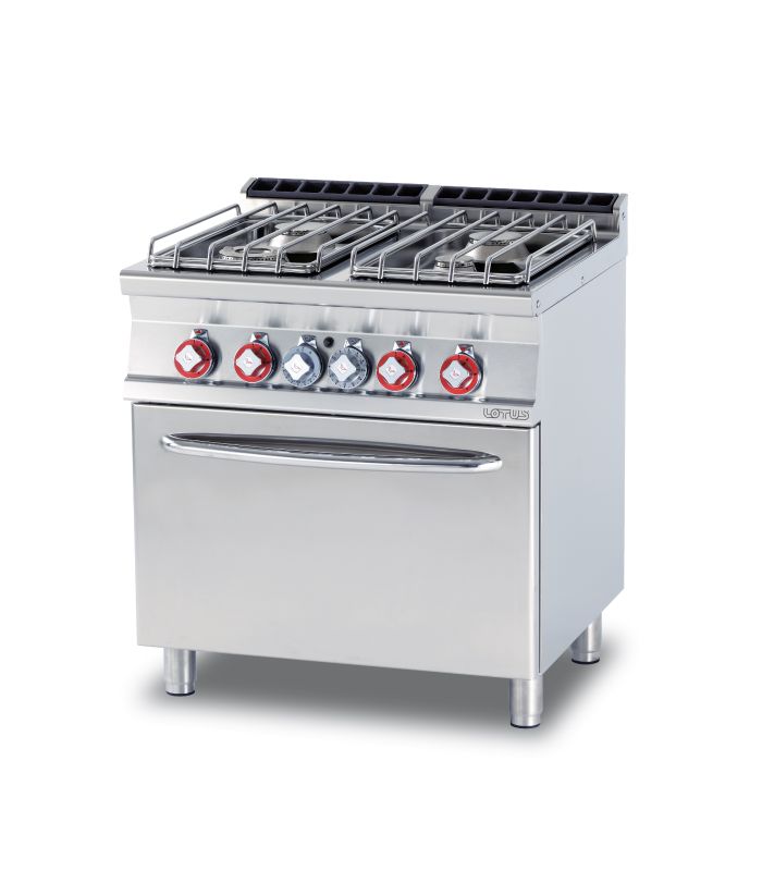 Lotus - Cooking Range 4 Burners with Oven - CF4-78GP