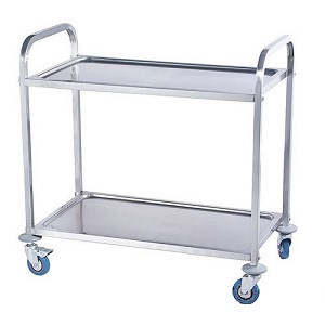 Vitoria - Service Trolley - Stainless Steel Two tier - RP L 21
